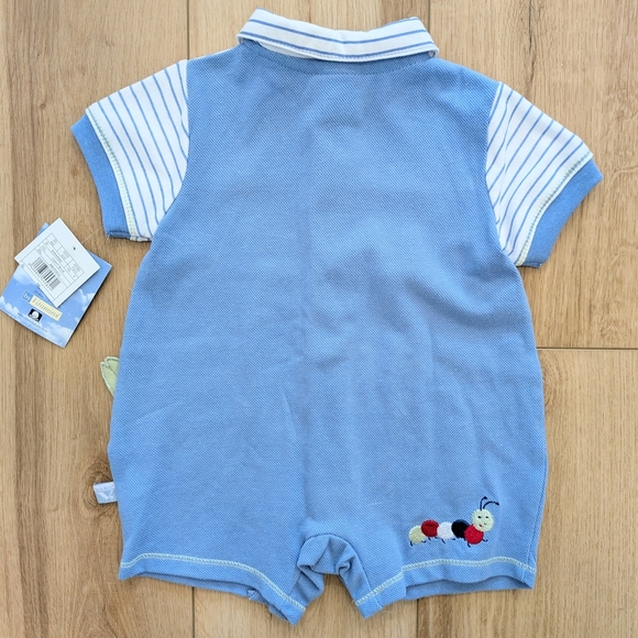 Vintage Baby Romper with Embroidery - Picture 2 of 4